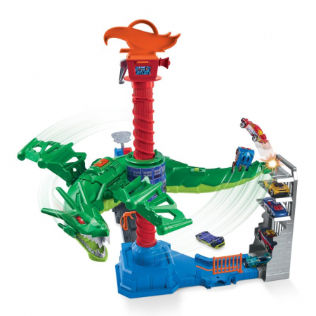 Hot Wheels Atak Smoka Zestaw z Napędem Auta GJL13